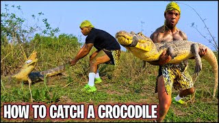 HOW TO CATCH A CROCODILE | BRAZIL DAY 1 | THE REAL TARZANN