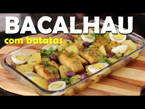 BACALHAU AO FORNO COM BATATAS | Natal e Páscoa