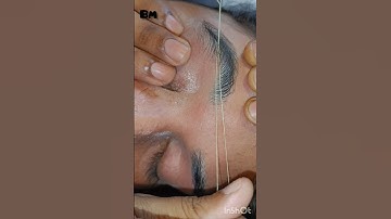 #how to make eyebrows #threading #youtube #short #eyebrows #subscribe #bushramakeover