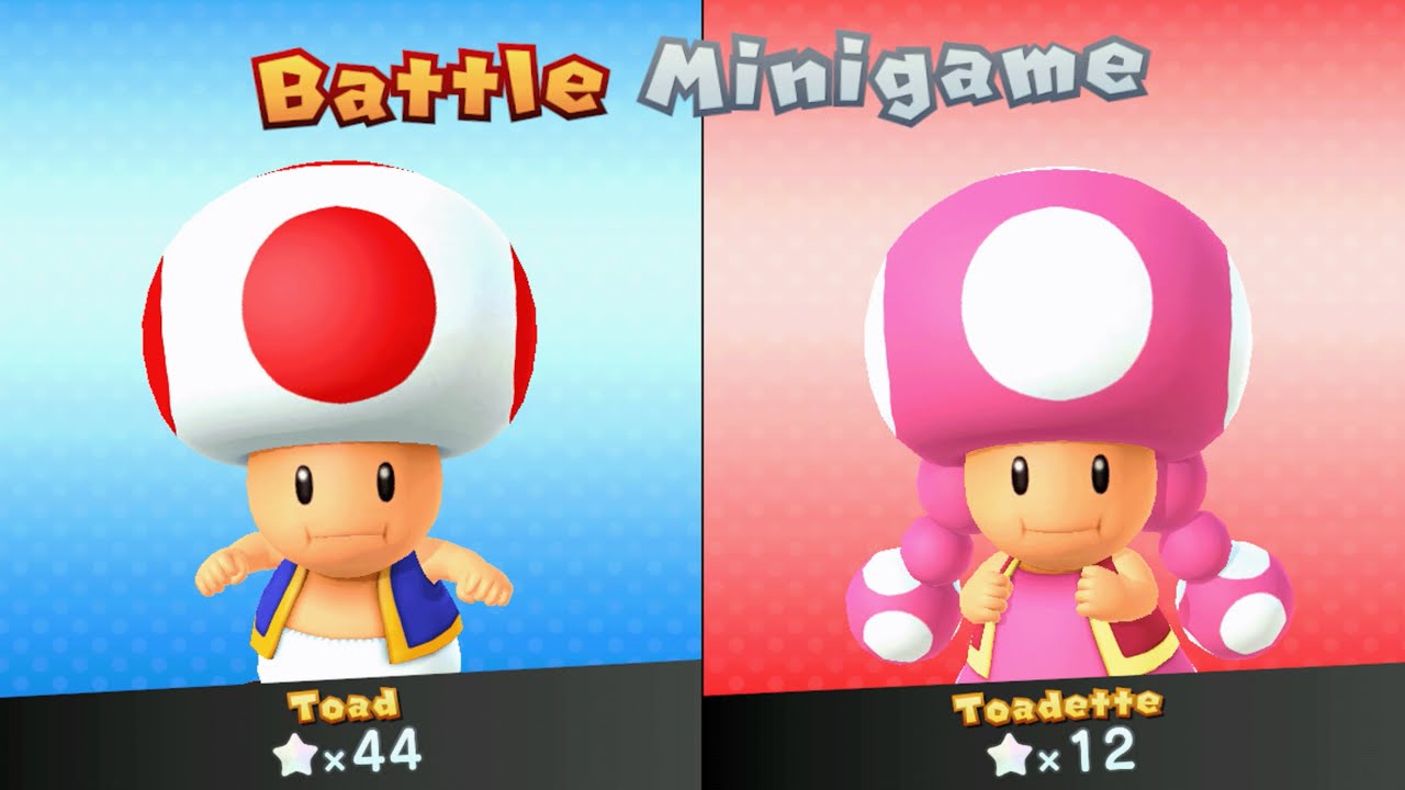 Mario Party 10 - Toad vs Toadette - Haunted Trail