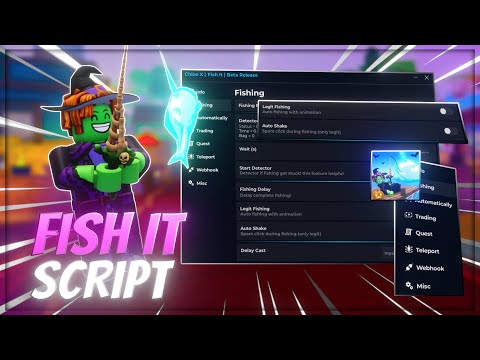 برنامج Fish It Script صيد فوري صيد مكرر صيد بسرعة ١٠ أضعاف مزرعة تلقائية والمزيد بدون مفتاح