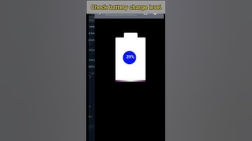 Check battery charge level | html and css #html #css #javascript #coding