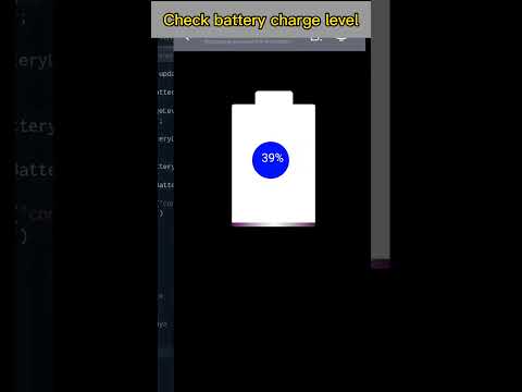 Check battery charge level | html and css #html #css #javascript #coding