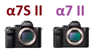 SONY A7S II vs SONY A7 II