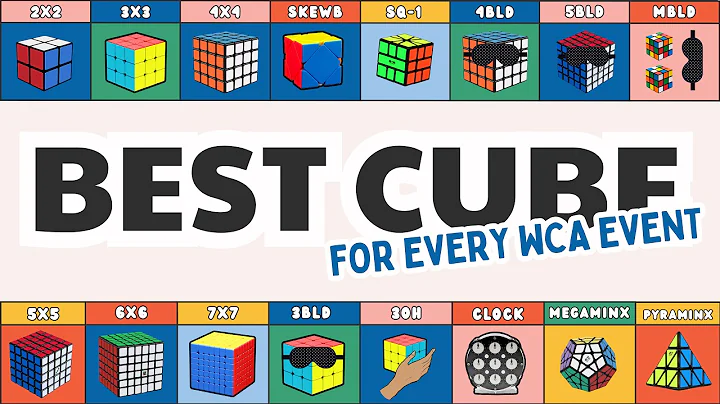 What's the BEST Cube for Every WCA Event?