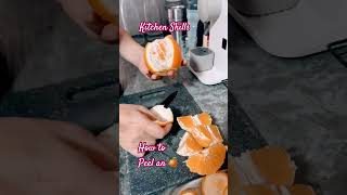 Kitchen Skills : How to Peel an Orange with Knife shorts kitchen orange