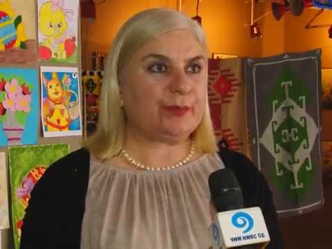 ფოთის სახელოვნებო ცენტრთან არსებული სამხატვრო სასწავლებლის მოსწავლეთა გამოფენა 23 04 19