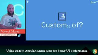 ng-India 2023 | Using custom Angular syntax sugar for better UI performance by Vojtech Masek