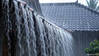 Fall Asleep in 3 Minutes to the Sound of Heavy Rain on a Tin Roof 🌧️ Deep Sleep & Stress Relief 😴