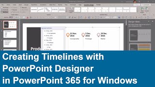 Creating Timelines with PowerPoint Designer (05) screenshot 1