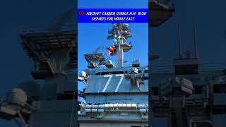 Us Aircraft Carrier George H.w. Bush Departs For Middle East