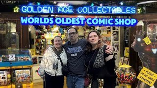 Visited the Worlds Oldest Comic Shop! Comic Shop Stop - Golden Age Collectibles