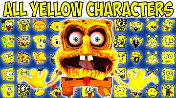 ALL YELLOW CHARACTERS | FNF Character Test | Gameplay VS Playground