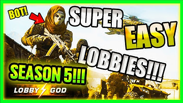 HOW To Get EASY LOBBIES in MW2 (SEASON 5 UPDATE!!!!) Bot Lobbies Confirmed? *No SBMM*