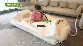 Soft HBOT Hyperbaric-oxygen-chamber Inflatable Portable Medical 1.5 ata Hyperbaric Oxygen Chamber screenshot 3