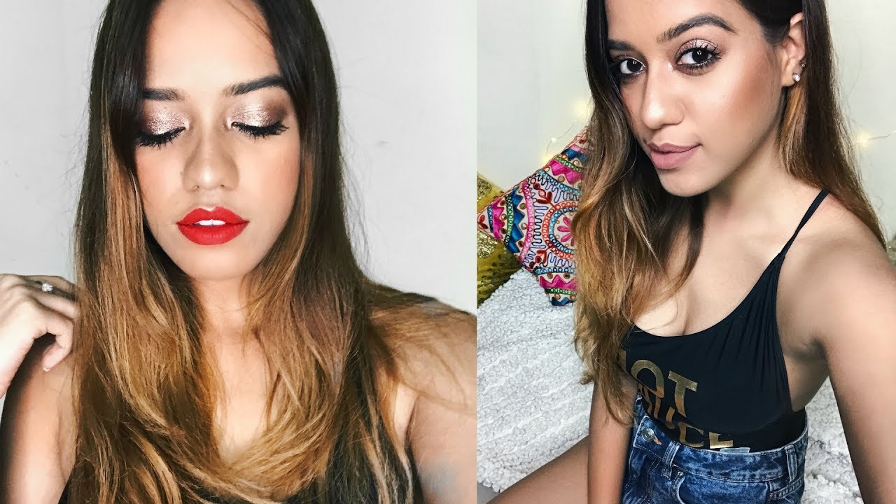 Chatty Get ready With Me | Bronze Eyes with two lip options