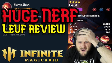 Leuf HARD NERF so sad - Infinite Magicraid