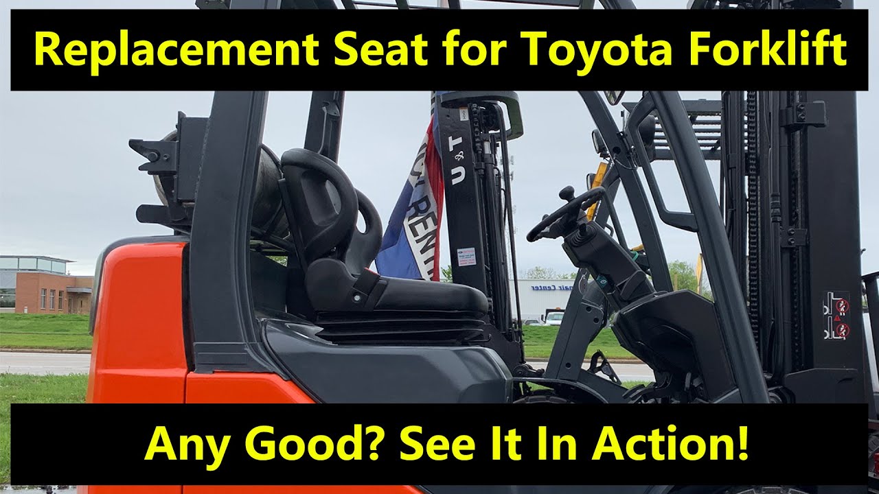 Toyota Forklift Suspension Seat Replacement Fits Most Models It Will