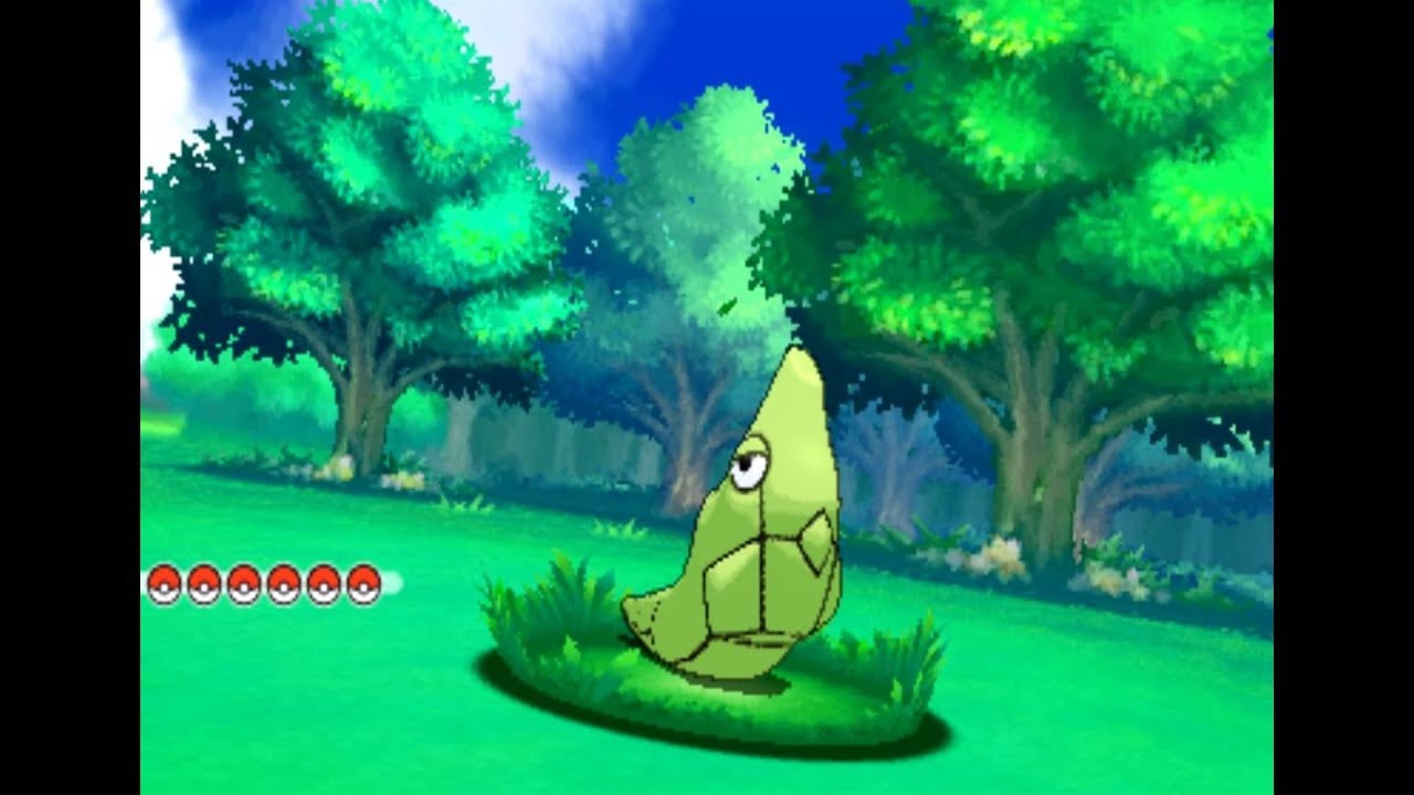 ポケモン全国図鑑No,011トランセルの普通色と色違いを連続で召喚してみました - YouTube