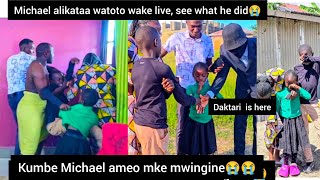 Daktari is here! See what Michael did to his two children on camera after Daktari kutupeleka uko😭😭