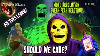 New Masters of the Universe Revolution Netflix Trailer|| Skeletor Reacts