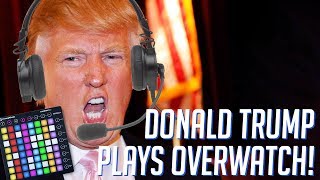 Donald Trump Plays OVERWATCH! Soundboard Pranks in Competitive! screenshot 1