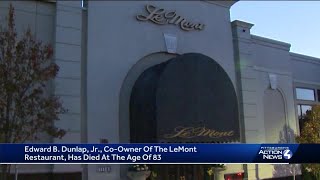 LeMont co-owner Edward B. Dunlap Jr dead at 83
