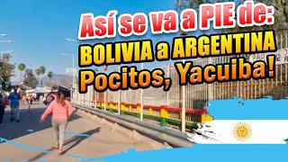 DE BOLIVIA ARGENTINA, COMO INGRESA LA MERCADERIA A POCITOS EN TARIJA, LOS 