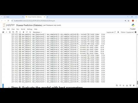 Diabetes Prediction Using Random Forest Classifier | Machine Learning Project