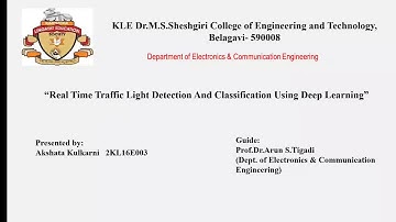 Real time traffic light detection and classification using deep learning.