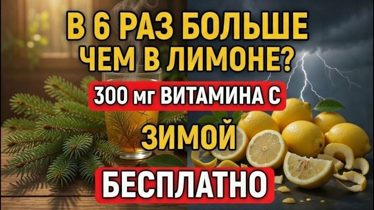 Зелёная сила зимы: чем на самом деле полезна хвоя! Забытый зимний витамин, который растёт за окном!