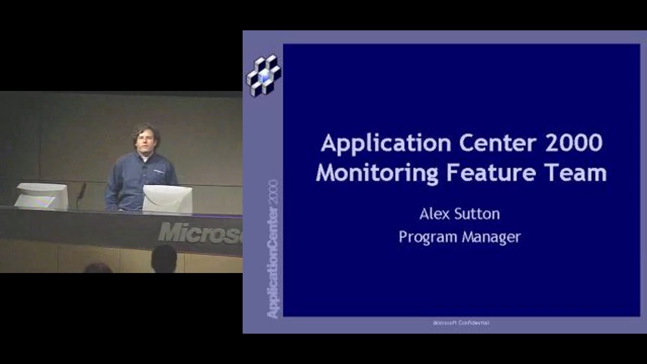 AppCenter 2000 - Monitoring - Alex Sutton - 2000/03