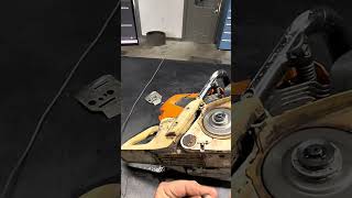 How To Replace Clutch Drum &amp; Tensioner on STIHL MS 661 Chainsaw Part 3