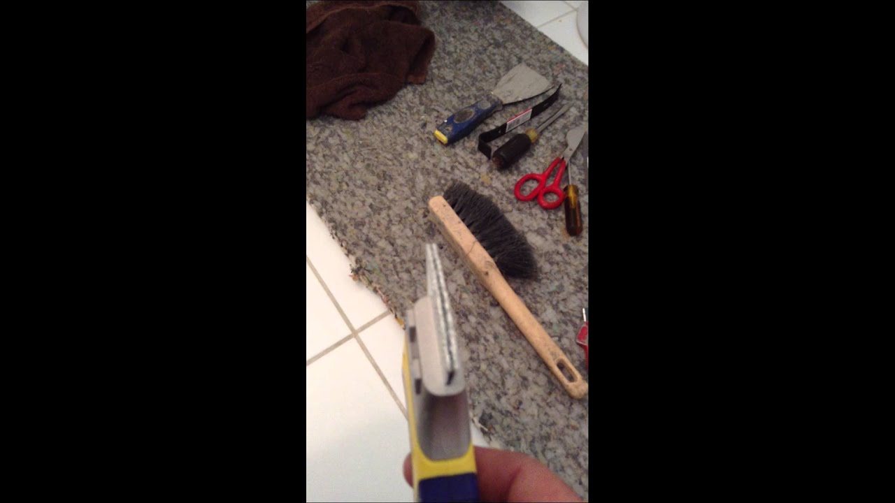 How to repair tile. Step 3 of 7. Teppo Interiors; Ceramic Tile Removal; Bay Village Ohio home.