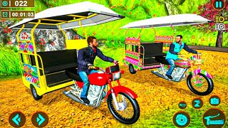 tuk tuk berkendara offroad - tuktuk rickshaw simulator screenshot 3