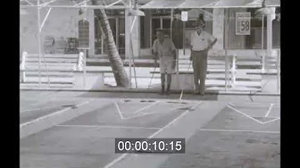 LAKE WORTH PEOPLE PLAY SHUFFLEBOARD; August 12, 1963