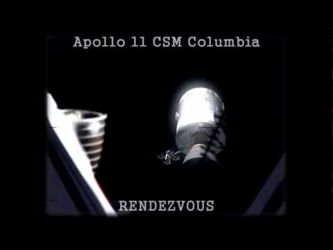 RENDEZVOUS, Apollo 11 Columbia, CG Animation