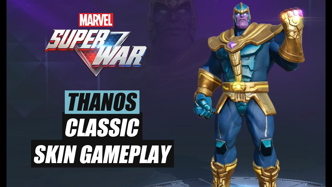 Marvel Super War - Thanos Classic Skin Gameplay (MSW)