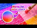 Tips for blending colors  art artroom drawing tuto