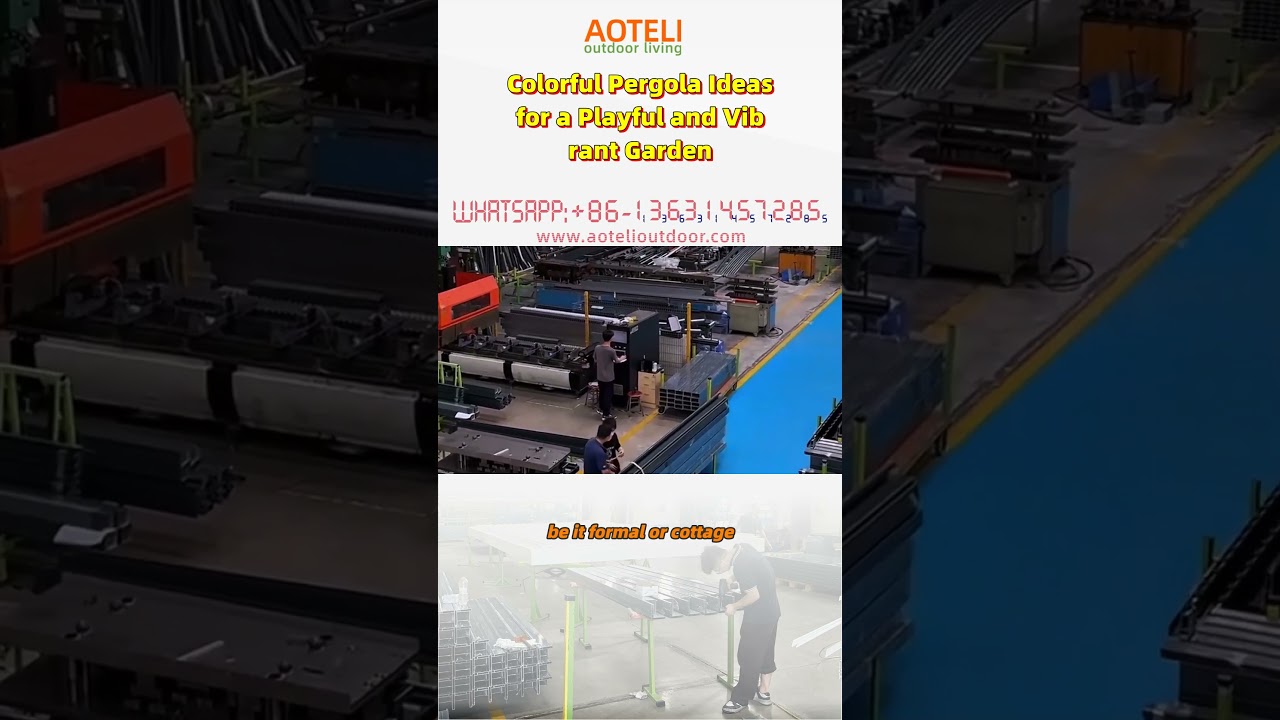 Colorful Pergola Ideas for a Playful and Vibrant Garden