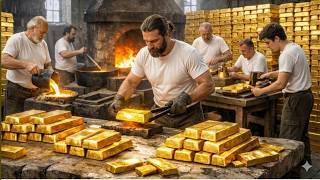 Inside the Medieval Gold Refining Factory – From Gold Ore to Royal Treasure