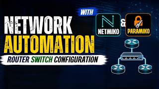 Configuration of Router switches through Netmiko and paramiko