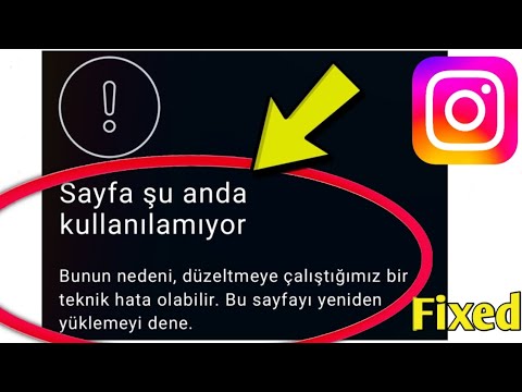 Fix Instagram Error Sayfa şu anda kullanılamıyor Bunun nedeni,The page is currently unavailable.