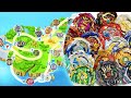 BEYBLADE BATTLE ISLAND CHALLENGE! | Board Game-style Battle Competition! | Beyblade Burst GT/Rise