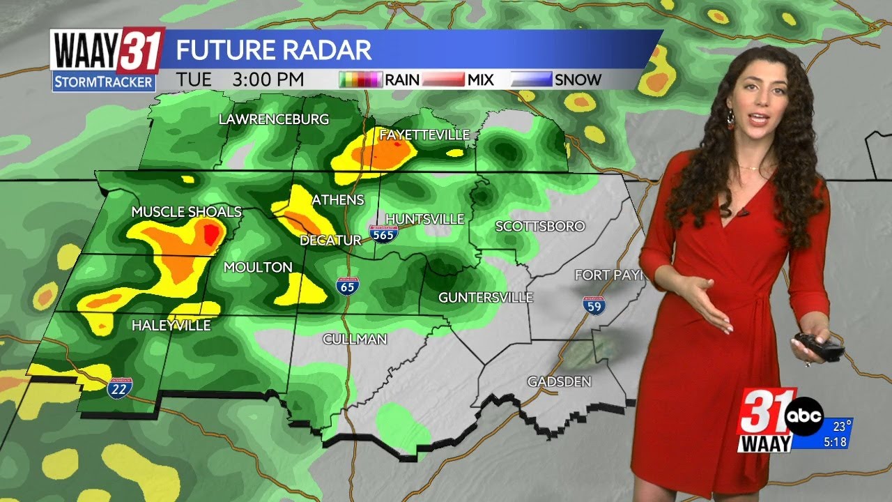 Widespread rain returns Tuesday - YouTube
