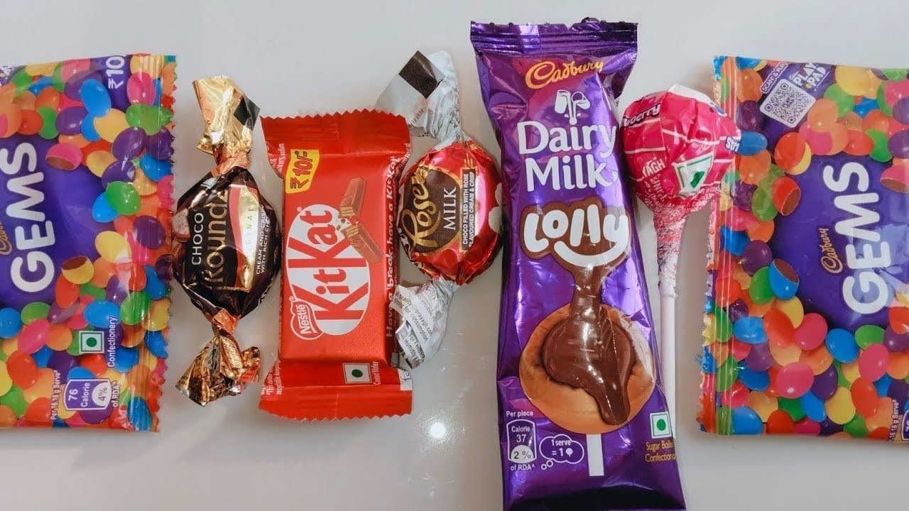 Cadbury Gems | KitKat | Dairy Milk Lolly | Rose Milk | Choco Rounder 😋 Ultimate Chocolate Unboxing 