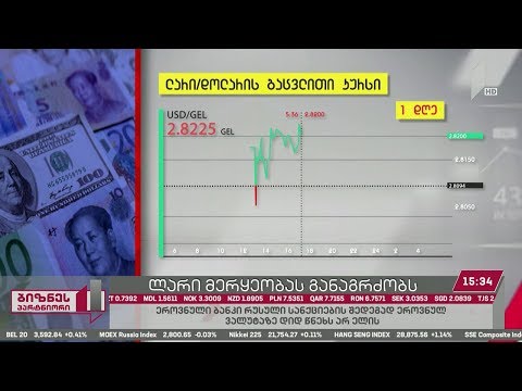 ლარი მერყეობას განაგრძობს