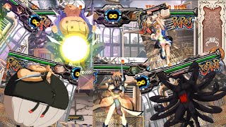 All Burst Animations | Guilty Gear XX Accent Core Plus R