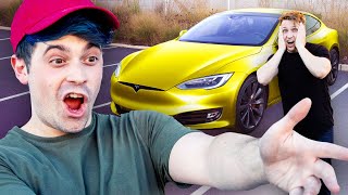 Surprising My Best Friend with a New Tesla!