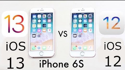 iPHONE 6S: iOS 13 Vs iOS 12! (Speed Comparison) (BETA 3)